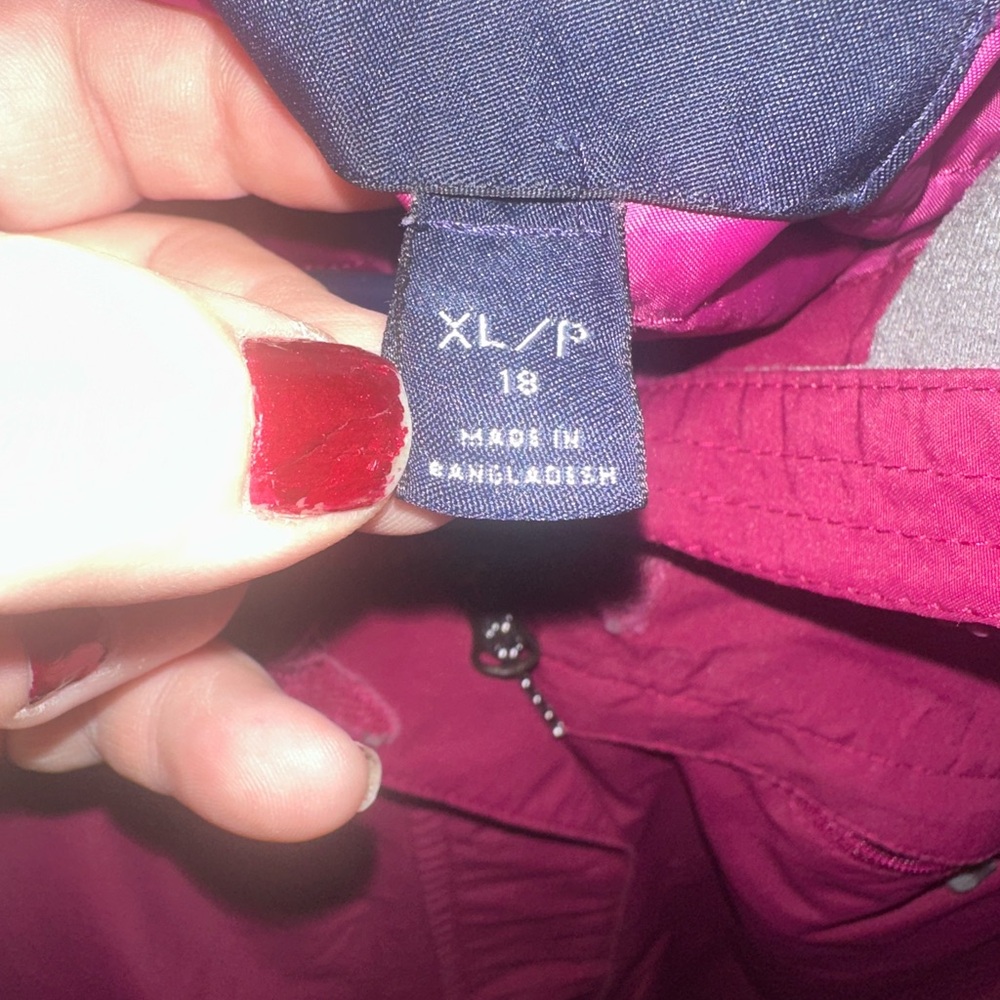 Lands' End Magenta‎ Jacket - Picture 3 of 5